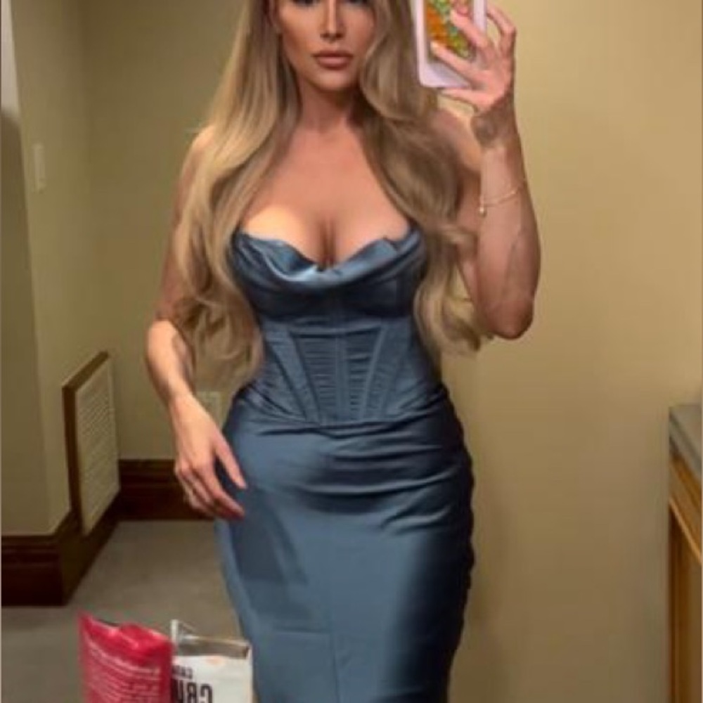 House of CB Satin Corset Dress - Picture 3 of 3